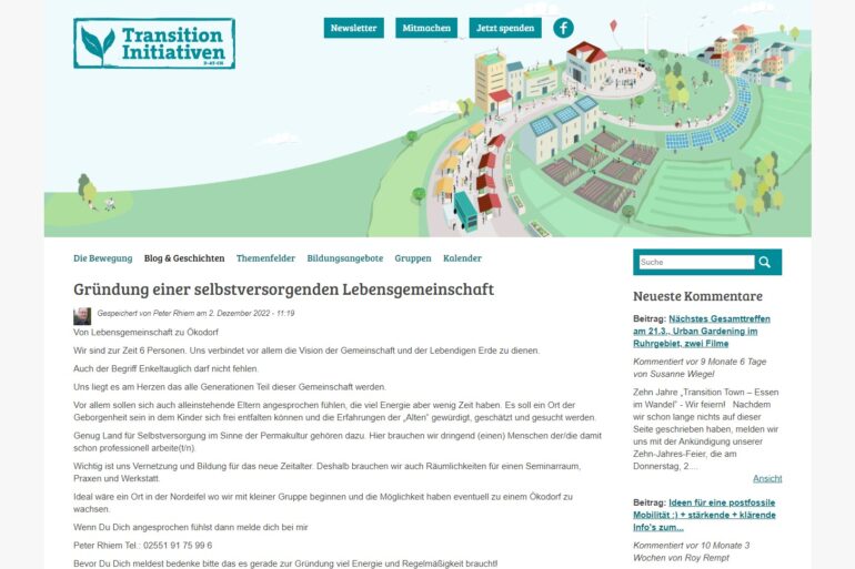 Gründung-einer-selbstversorgenden-Lebensgemeinschaft-Transition-Initiativen