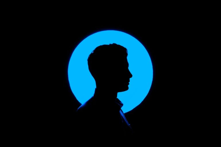 silhouette of man illustration