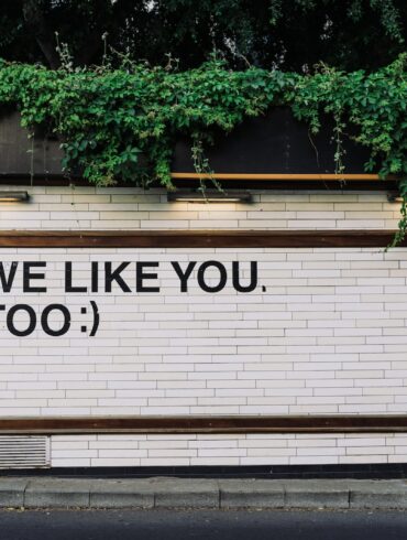 We like you too quotes on wall