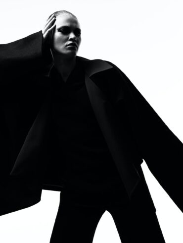 man in black suit jacket