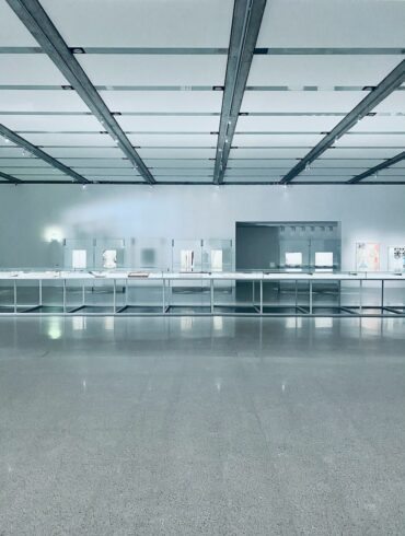 stainless steel framed glass door