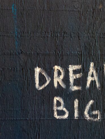 Dream Big text
