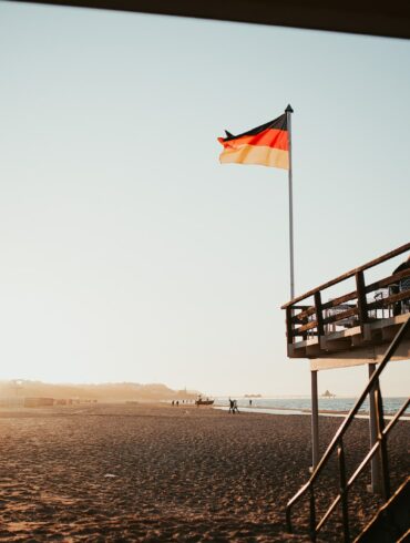 flag of us a on ship