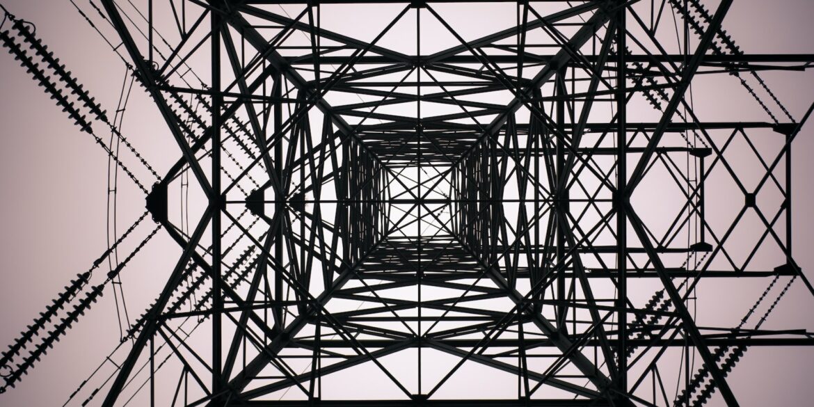 black electrical tower