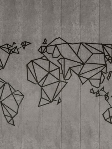 geometric map art