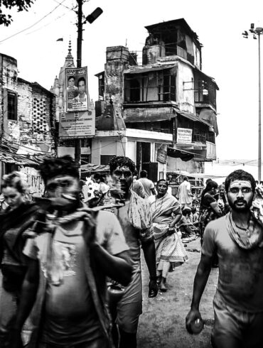 people grayscale photo