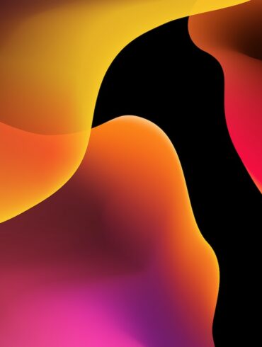 red yellow and pink abstract painting