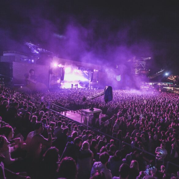group of people attending a performance