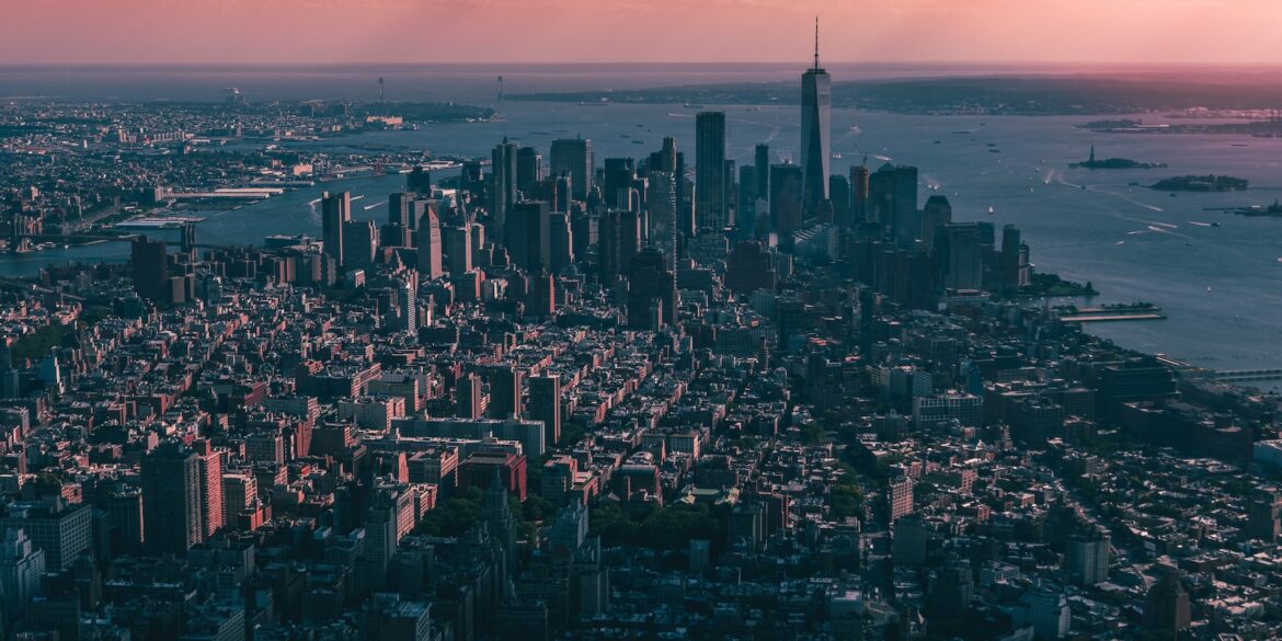 aerial photography of city buildings
