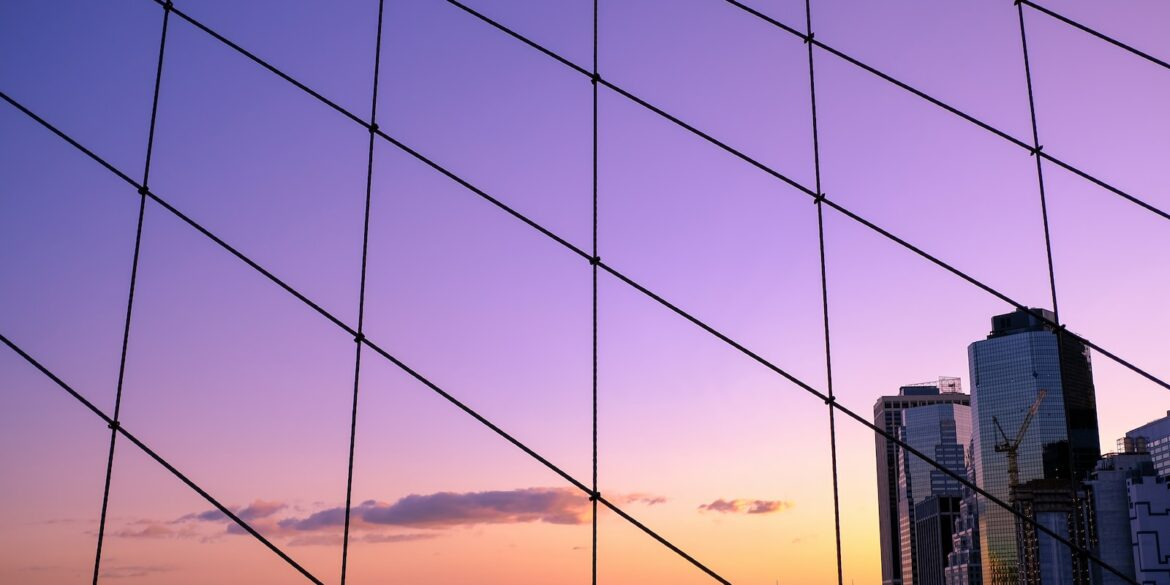 photography of buildings during sunset