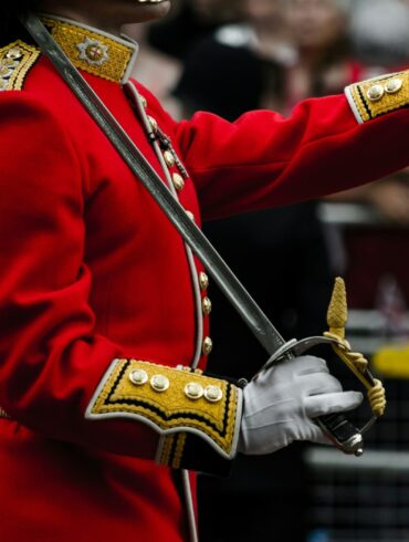 person in red and yellow suit