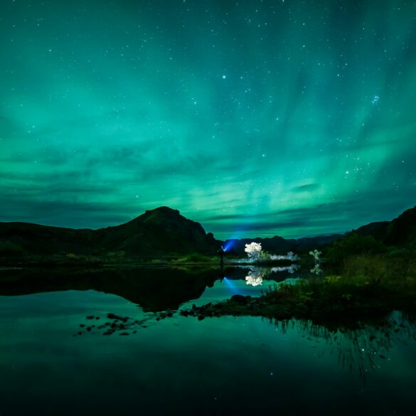 scenery of aurora