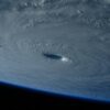 Hurricane as seen from space