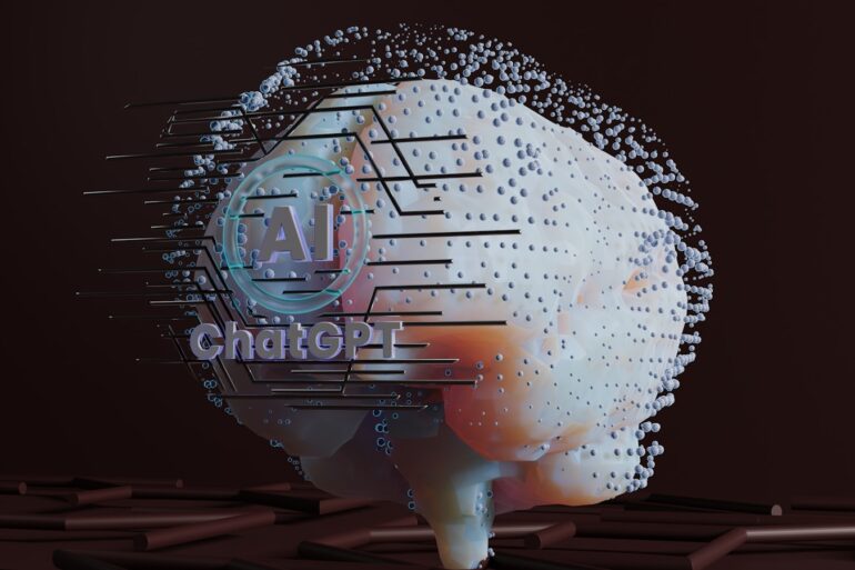 a digital image of a brain with the word change in it