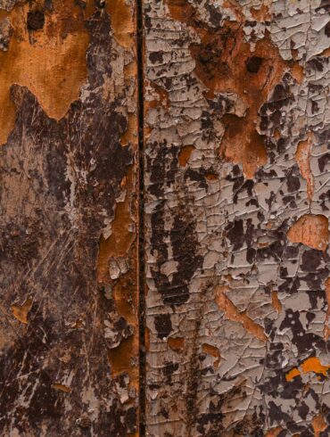brown and white abstract painting