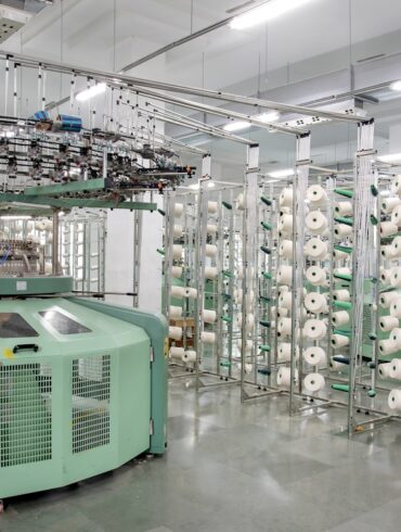 green and white metal rack