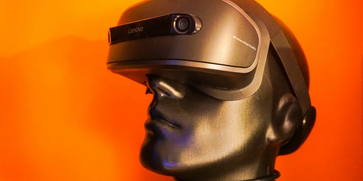 man with VR headset