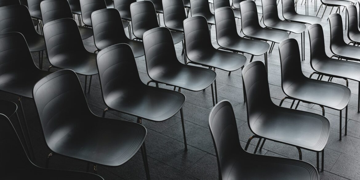 black chair lot