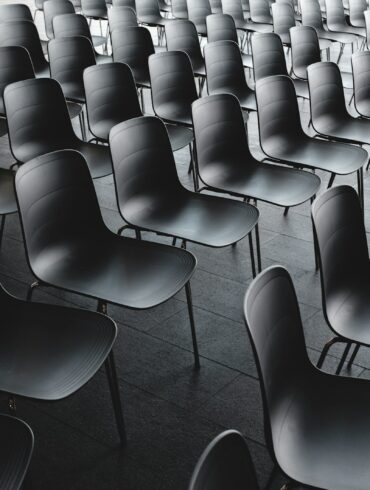 black chair lot