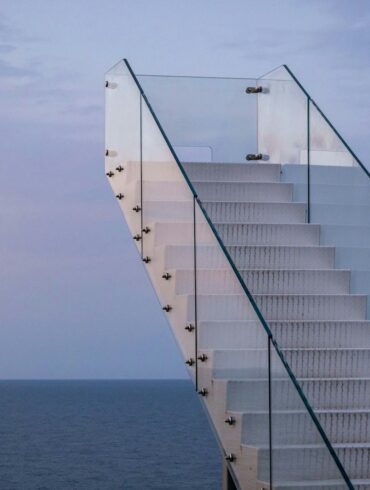 a large white bridge over water