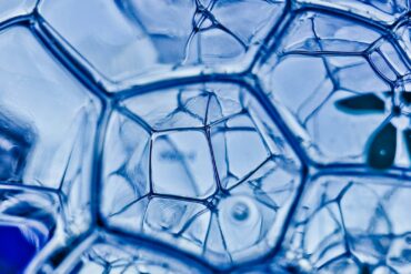 closeup photography of water bubbles