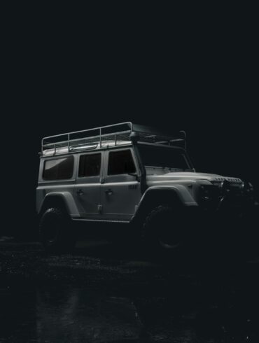 grey Mercedes-Benz G-Class during nighttime