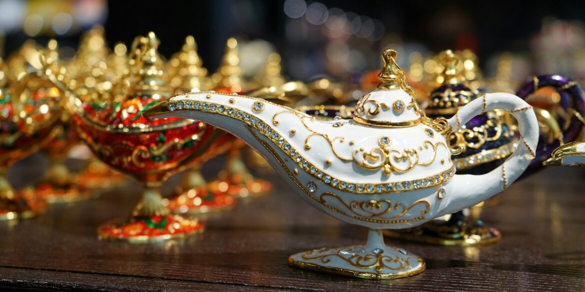 a gold and silver crown