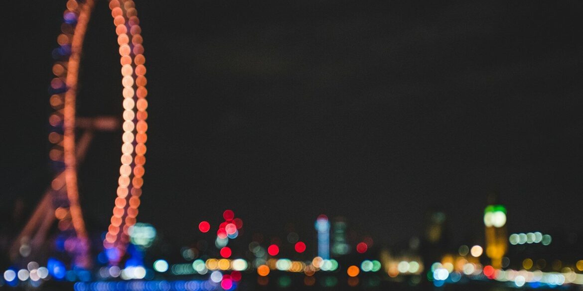 photography of ferris wheel