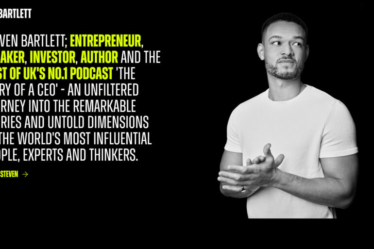 Steven Bartlett Entrepreneur Speaker