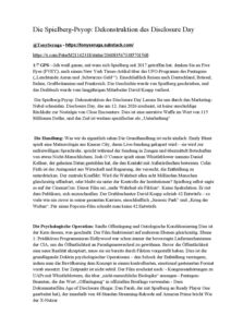 Spielberg Psyop Dekonstruktion DisclosureDay