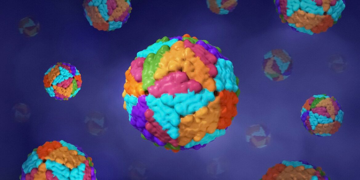 a bunch of balls that are in the air
