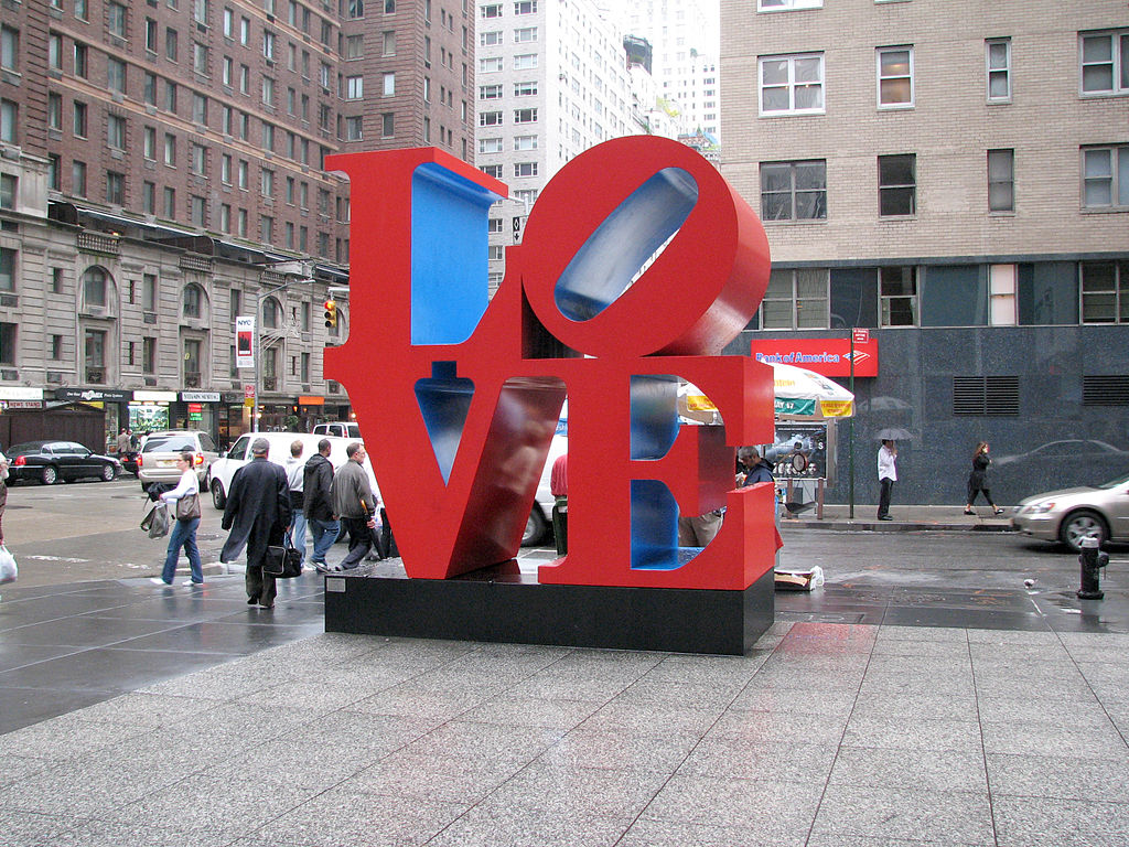 LOVE sculpture by Robert Indiana