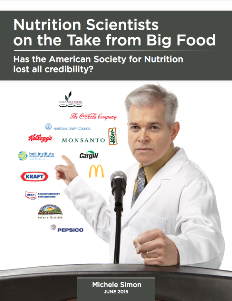 Nutrition Scientists on the Take From Big Food