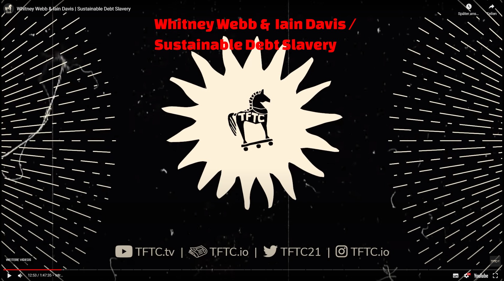 Whitney Webb Iain Davis Sustainable Debt Slavery YouTube