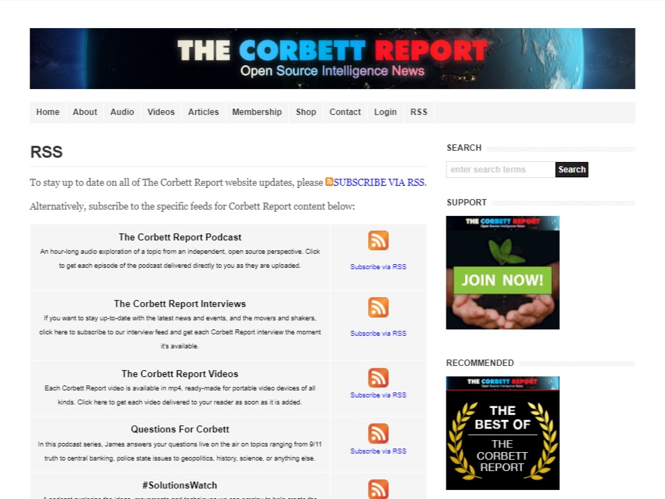 RSS The Corbett Report